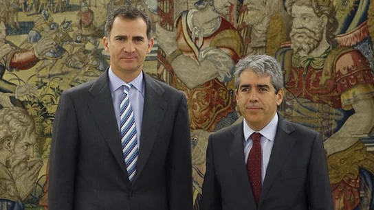 Homs junto al rey Felipe VI Homs junto al rey Felipe VI