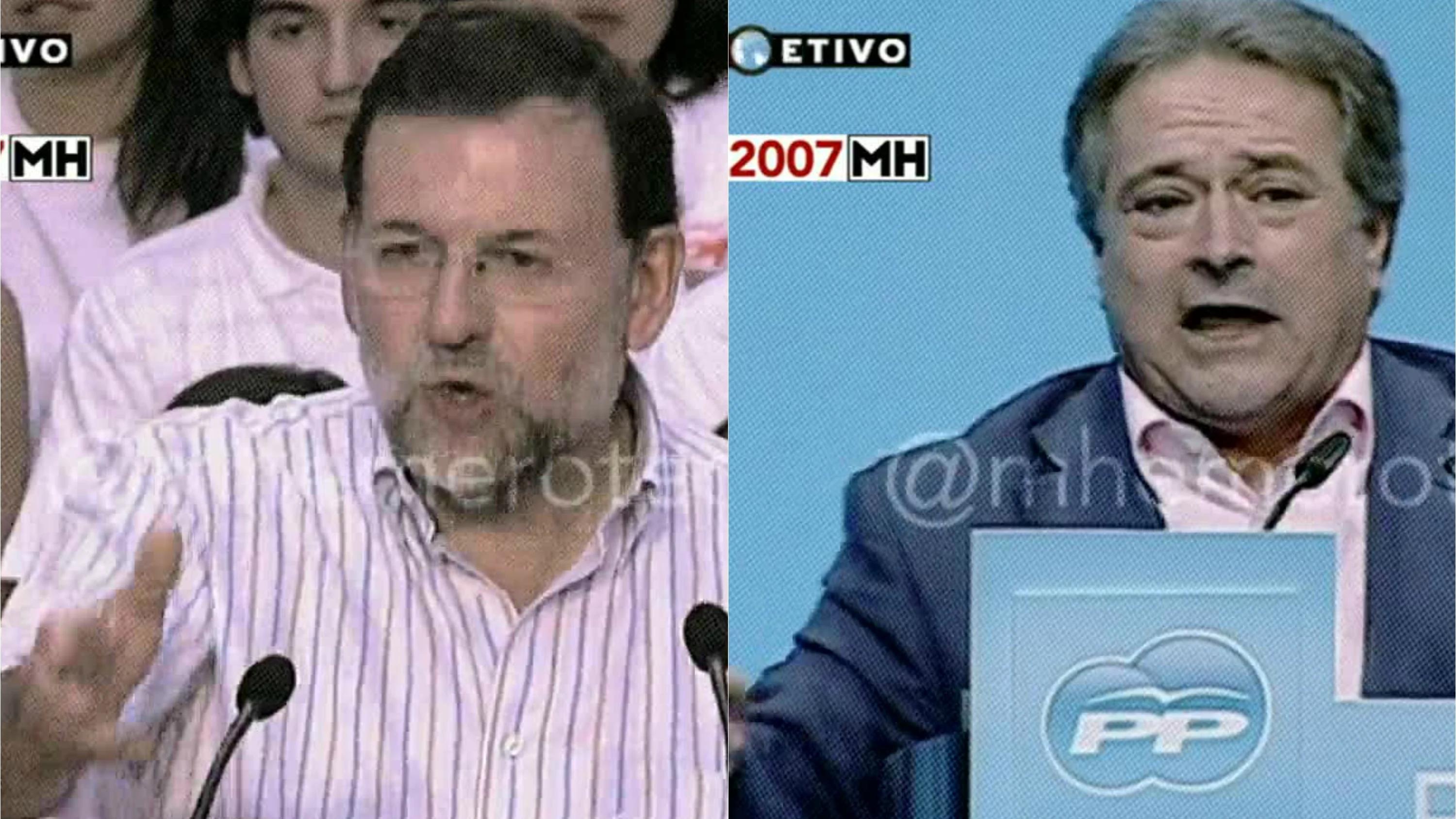 Maldita Hemeroteca al cariño entre Rajoy y Rus