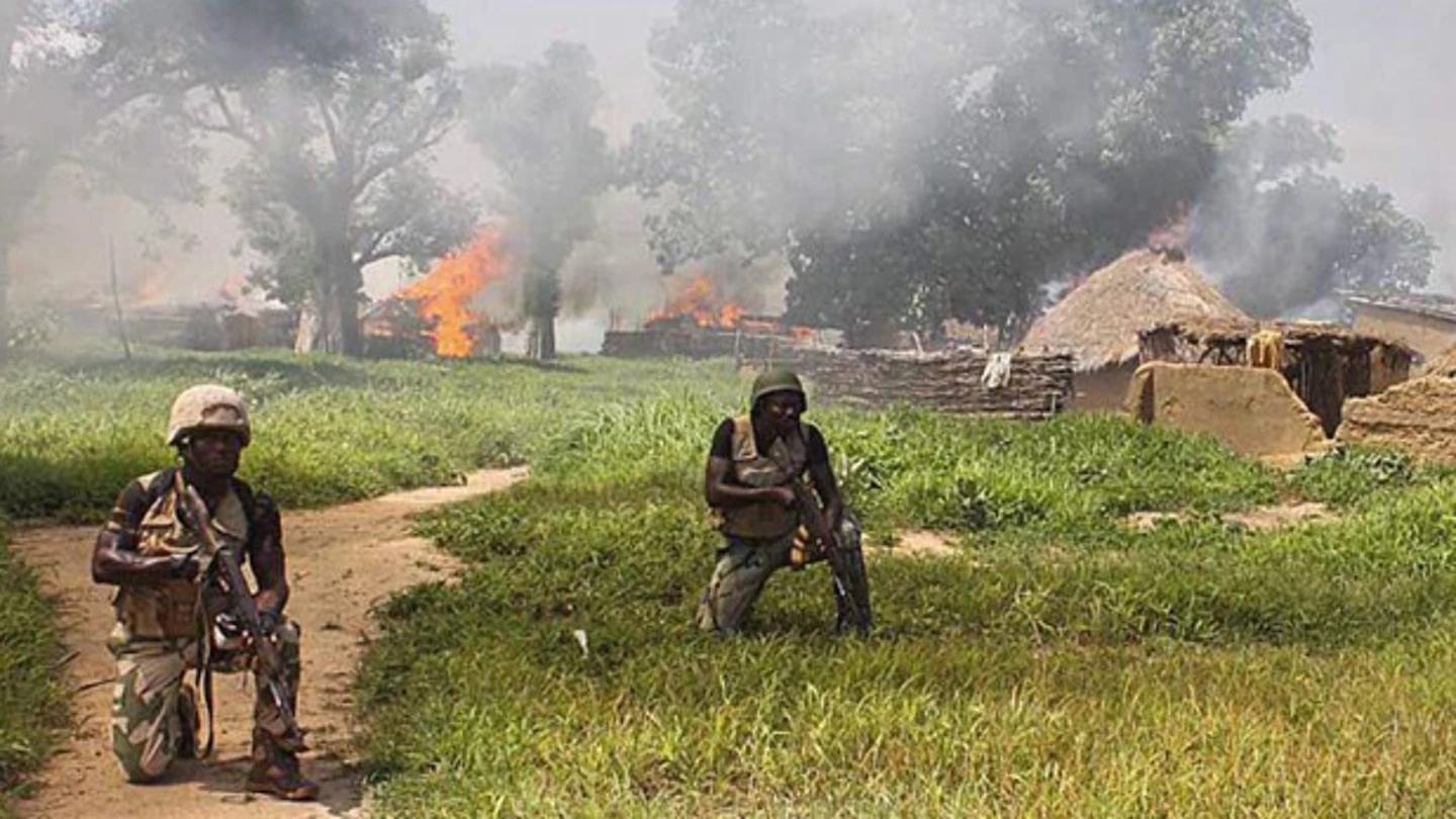 Soldados del Ejército de Nigeria Soldados del Ejército de Nigeria