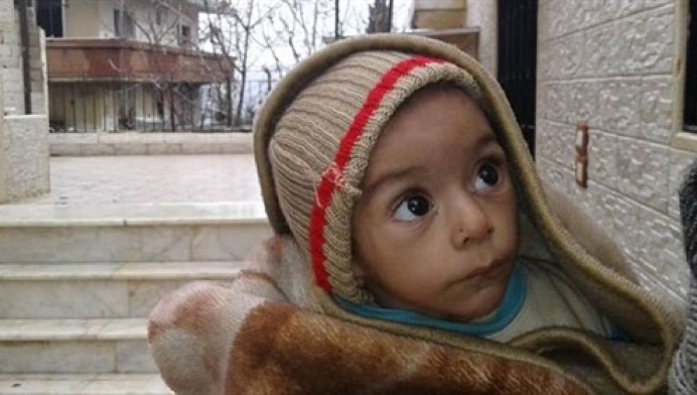 Imagen de archivo de un niño sirio