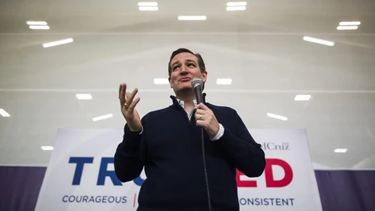 El candidato presidencial republicano estadounidense Ted Cruz El candidato presidencial republicano estadounidense Ted Cruz
