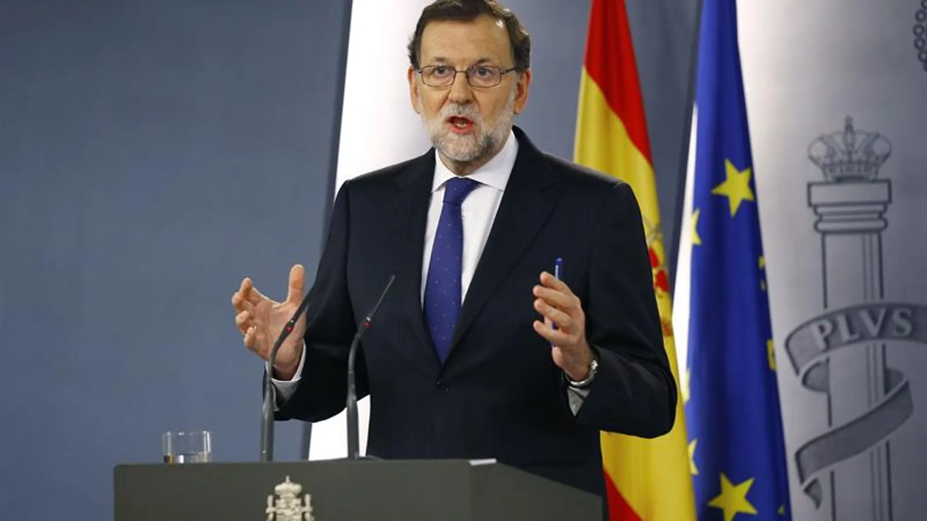 Mariano Rajoy hablando en el Congreso