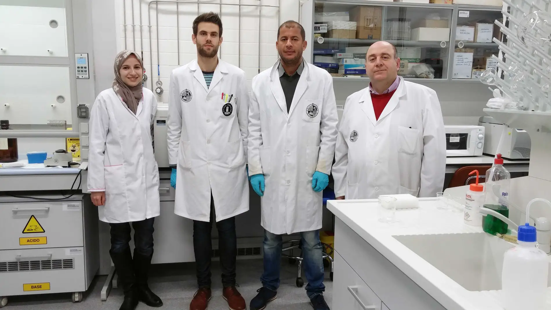 Investigadores del grupo Química Analíti