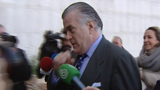 Luis Bárcenas llega a los juzgados