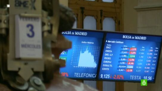 Imagen de la bolsa de Madrid