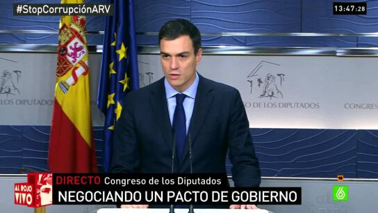 Pedro S&aacute;nchez en el Congreso de los Diputados