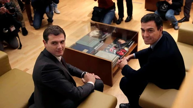 Albert Rivera y Pedro Sánchez Albert Rivera y Pedro Sánchez