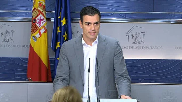 Pedro Sánchez en el Congreso
