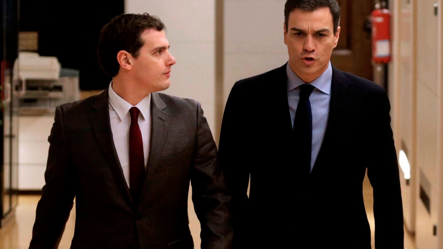 Albert Rivera y Pedro S&aacute;nchez