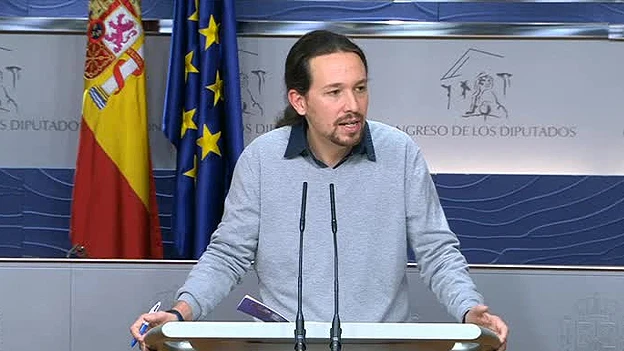 Pablo Iglesias ante el Congreso