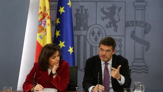 Soraya Sáenz de Santamaría y Rafael Catalá Soraya Sáenz de Santamaría y Rafael Catalá