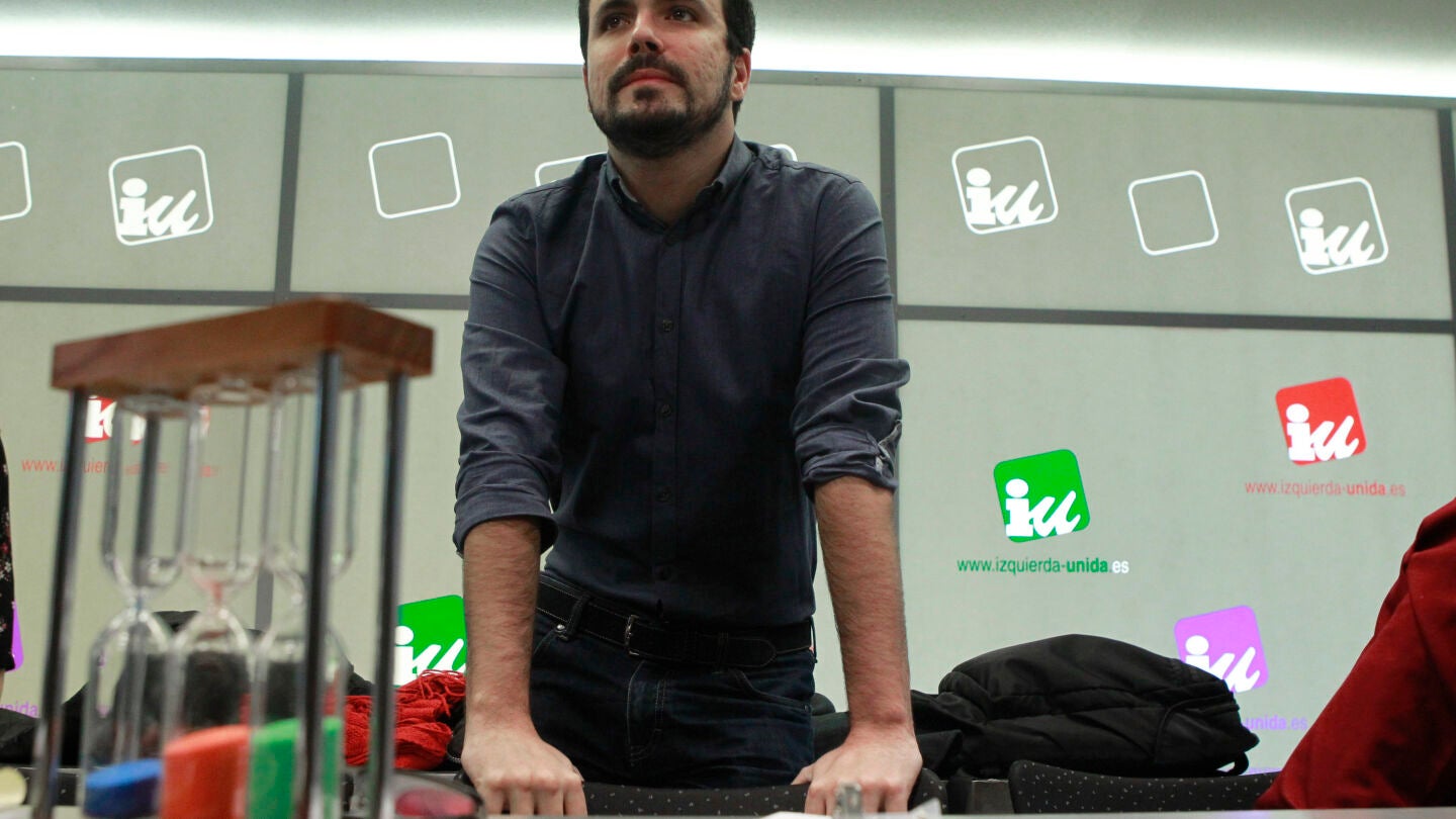Alberto Garz&oacute;n, l&iacute;der de Izquierda Unida