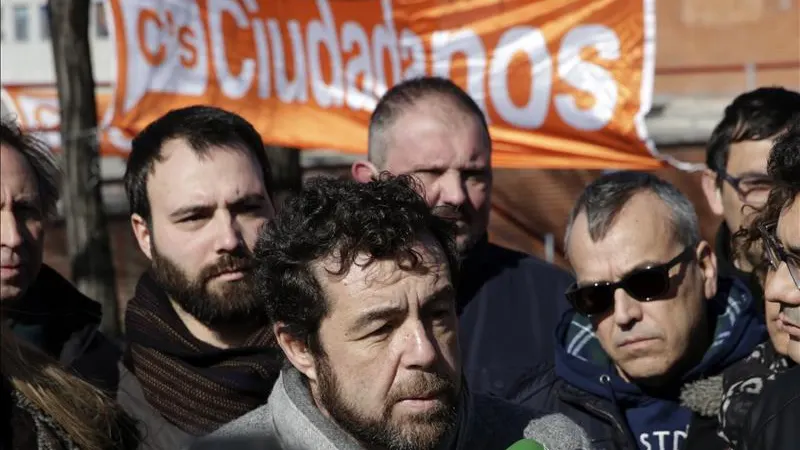 El secretario general del Grupo Parlamentario Ciudadanos, Miguel Gutiérrez