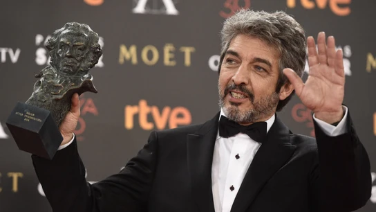 Ricardo Darín con su Goya como mejor actor Ricardo Darín con su Goya como mejor actor