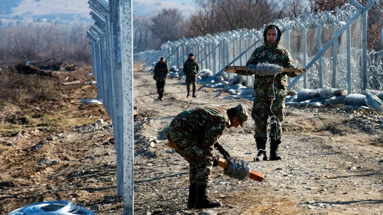 La segunda valla contra inmigrantes sin papeles de Macedonia La segunda valla contra inmigrantes sin papeles de Macedonia