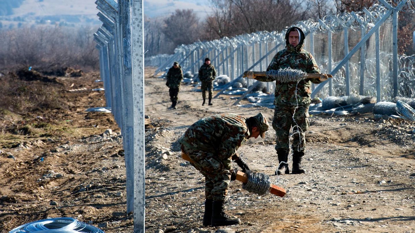 La segunda valla contra inmigrantes sin papeles de Macedonia La segunda valla contra inmigrantes sin papeles de Macedonia