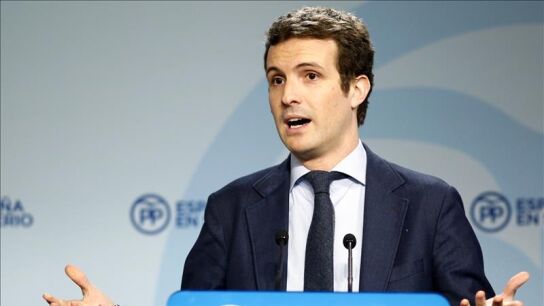 El vicesecretario de Comunicaci&oacute;n del PP, Pablo Casado