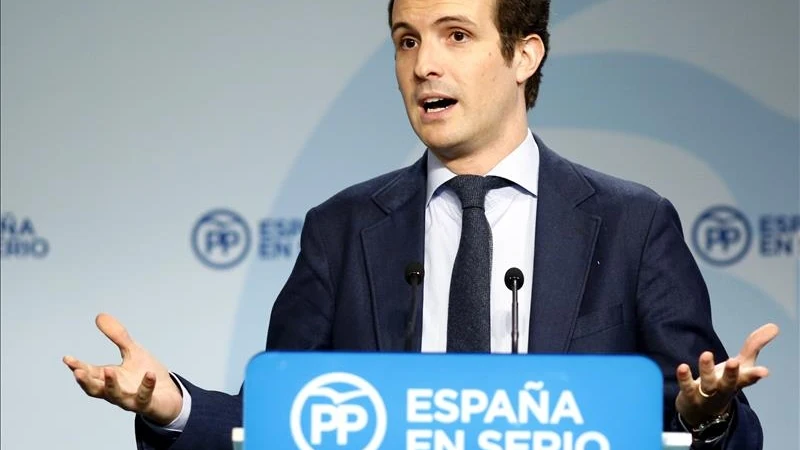 El vicesecretario de Comunicación del PP, Pablo Casado