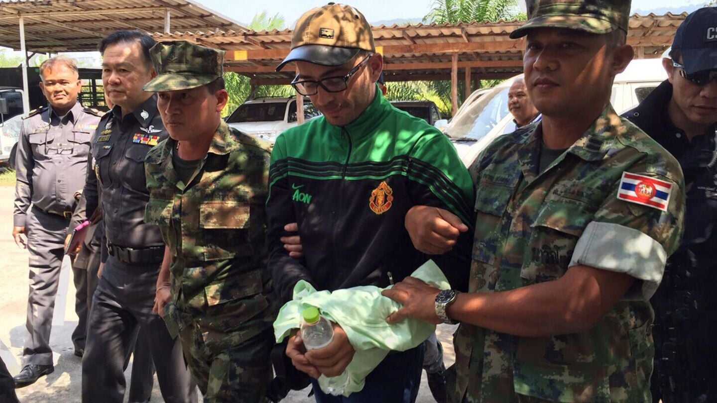 Imagen facilitada por la Real Polic&iacute;a de Tailandia del espa&ntilde;ol Artur Segarra