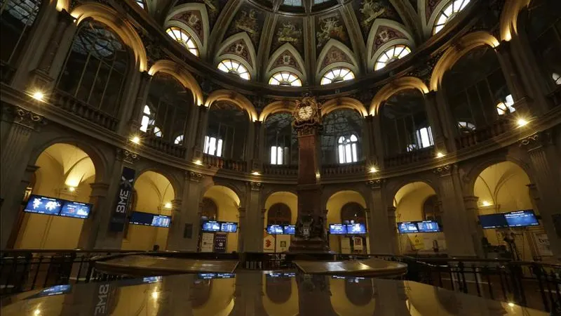En la imagen, la Bolsa de Madrid En la imagen, la Bolsa de Madrid