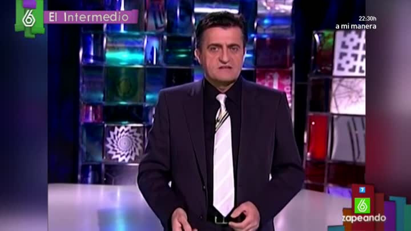 El Gran Wyoming, en el primer programa de El Intermedio