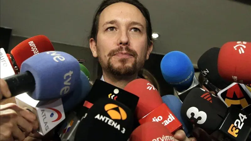 Pablo Iglesias, en el Congreso de los Diputados