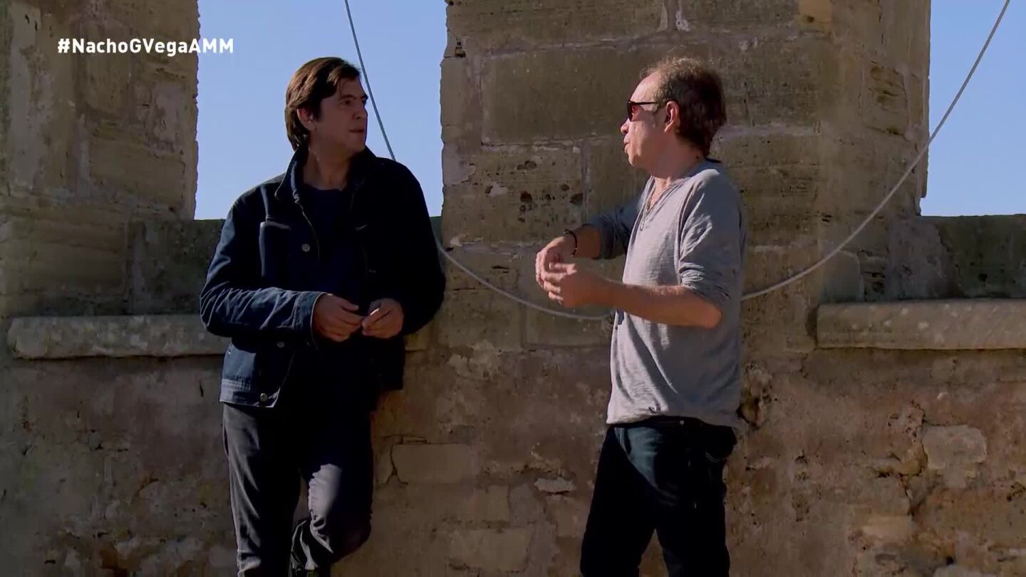 Nacho Garc&iacute;a Vega, junto a Manolo Tena
