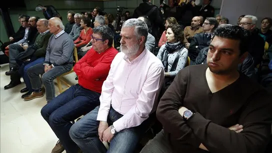Imagen de la sala del juicio de 'los ocho de airbus' Imagen de la sala del juicio de 'los ocho de airbus'