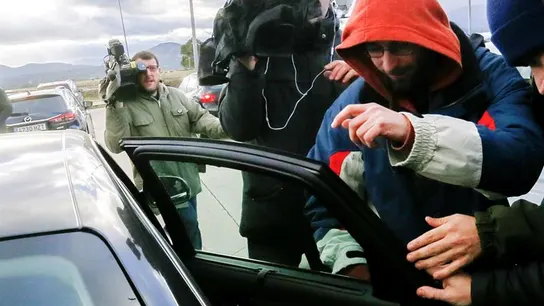 Raúl García, uno de los dos titiriteros encarcelados Raúl García, uno de los dos titiriteros encarcelados