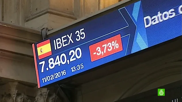 Bolsa de Madrid a su cierre Bolsa de Madrid a su cierre