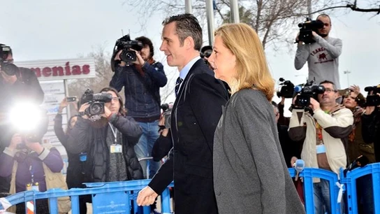 La infanta Cristina junto a Urdangarin La infanta Cristina junto a Urdangarin