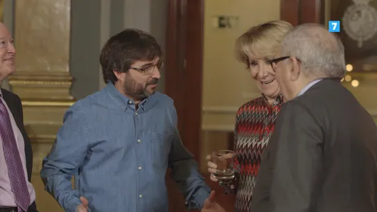 Esperanza Aguirre, junto a Jordi Évole, en Salvados Esperanza Aguirre, junto a Jordi Évole, en Salvados