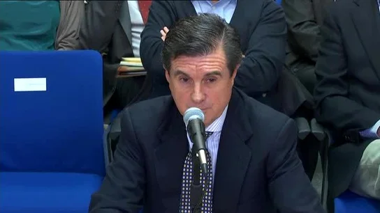 Jaume Matas declarando en el juicio del caso Nóos Jaume Matas declarando en el juicio del caso Nóos