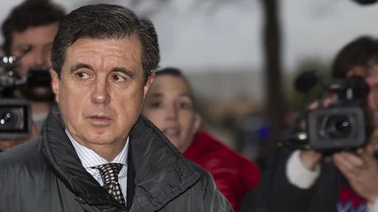 Jaume Matas llega a los juzgados de Palma Jaume Matas llega a los juzgados de Palma
