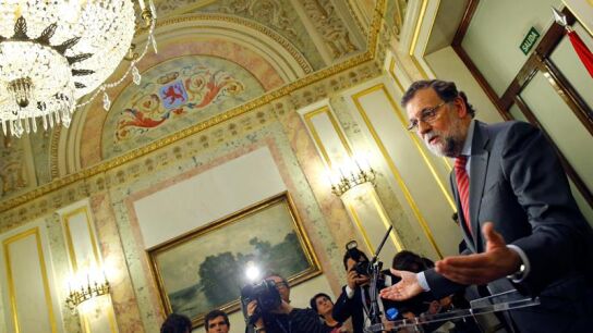 El presidente del Gobierno en funciones, Mariano Rajoy