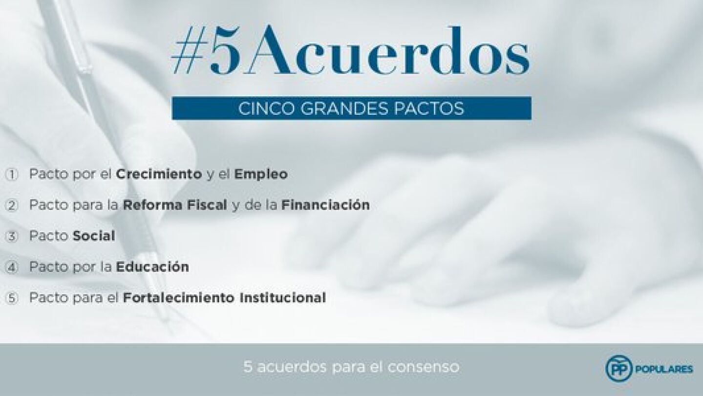 Cinco grandes acuerdos del PP