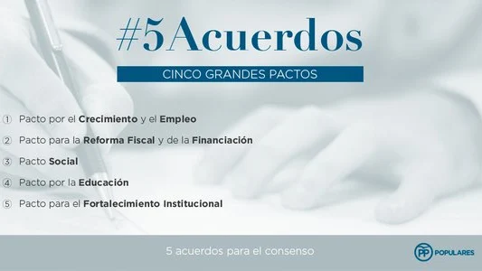 Cinco grandes acuerdos del PP