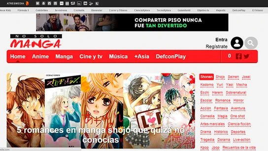 nosolomanga.com, el nuevo vertical de cultura asiática de Atresmedia nosolomanga.com, el nuevo vertical de cultura asiática de Atresmedia