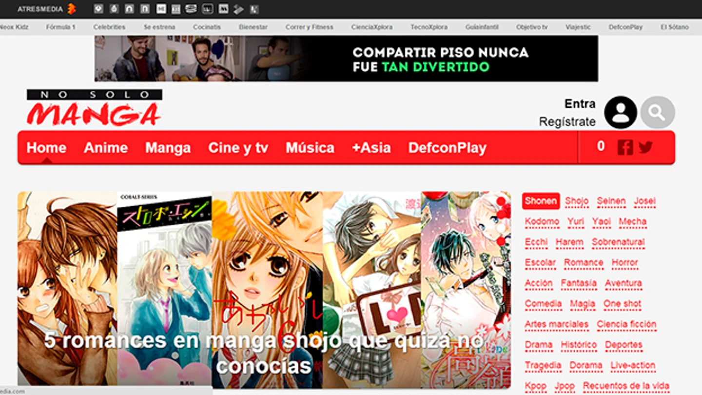 nosolomanga.com, el nuevo vertical de cultura asiática de Atresmedia nosolomanga.com, el nuevo vertical de cultura asiática de Atresmedia