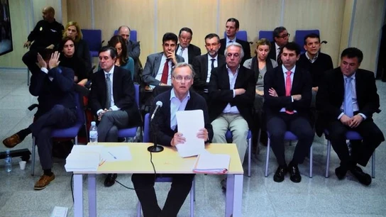 El excontable de Nóos, Marco Antonio Tejeiro, en el momento de su declaración El excontable de Nóos, Marco Antonio Tejeiro, en el momento de su declaración