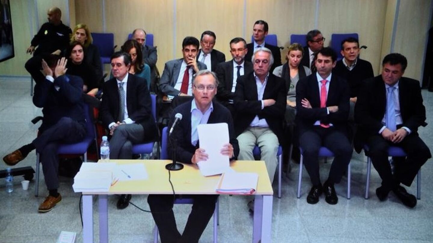 El excontable de N&oacute;os, Marco Antonio Tejeiro, en el momento de su declaraci&oacute;n