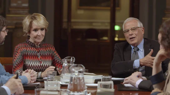 Esperanza Aguirre y Josep Borrell Esperanza Aguirre y Josep Borrell