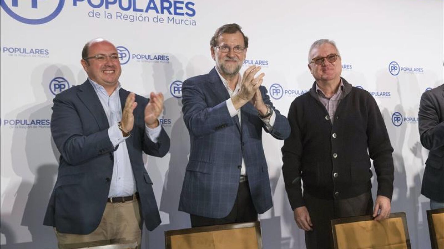El jefe del Ejecutivo en funciones y l&iacute;der del PP, Mariano Rajoy