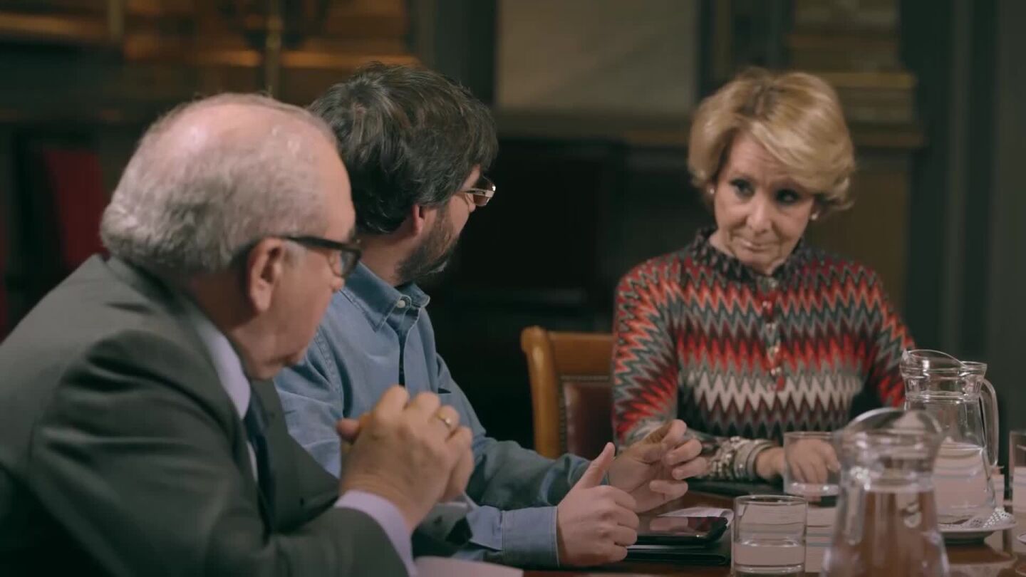 Esperanza Aguirre, en el Consejo de Exministros de Salvados