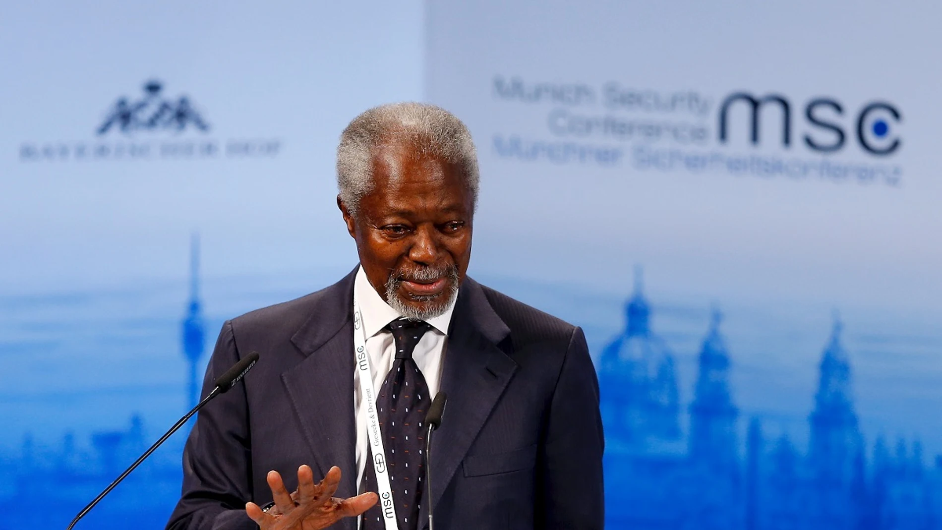 Kofi Annan, exsecretario general de la ONU