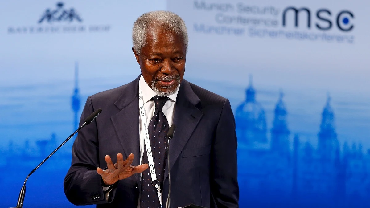 Kofi Annan, exsecretario general de la ONU