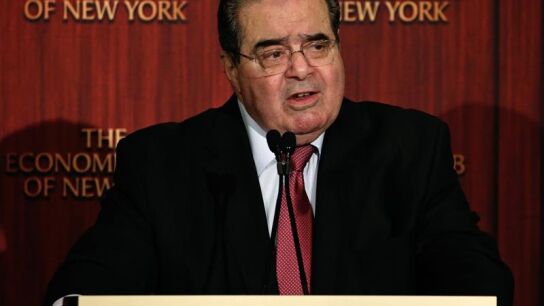 El conservador Antonin Scalia, juez del Tribunal Supremo
