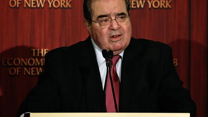 El conservador Antonin Scalia, juez del Tribunal Supremo