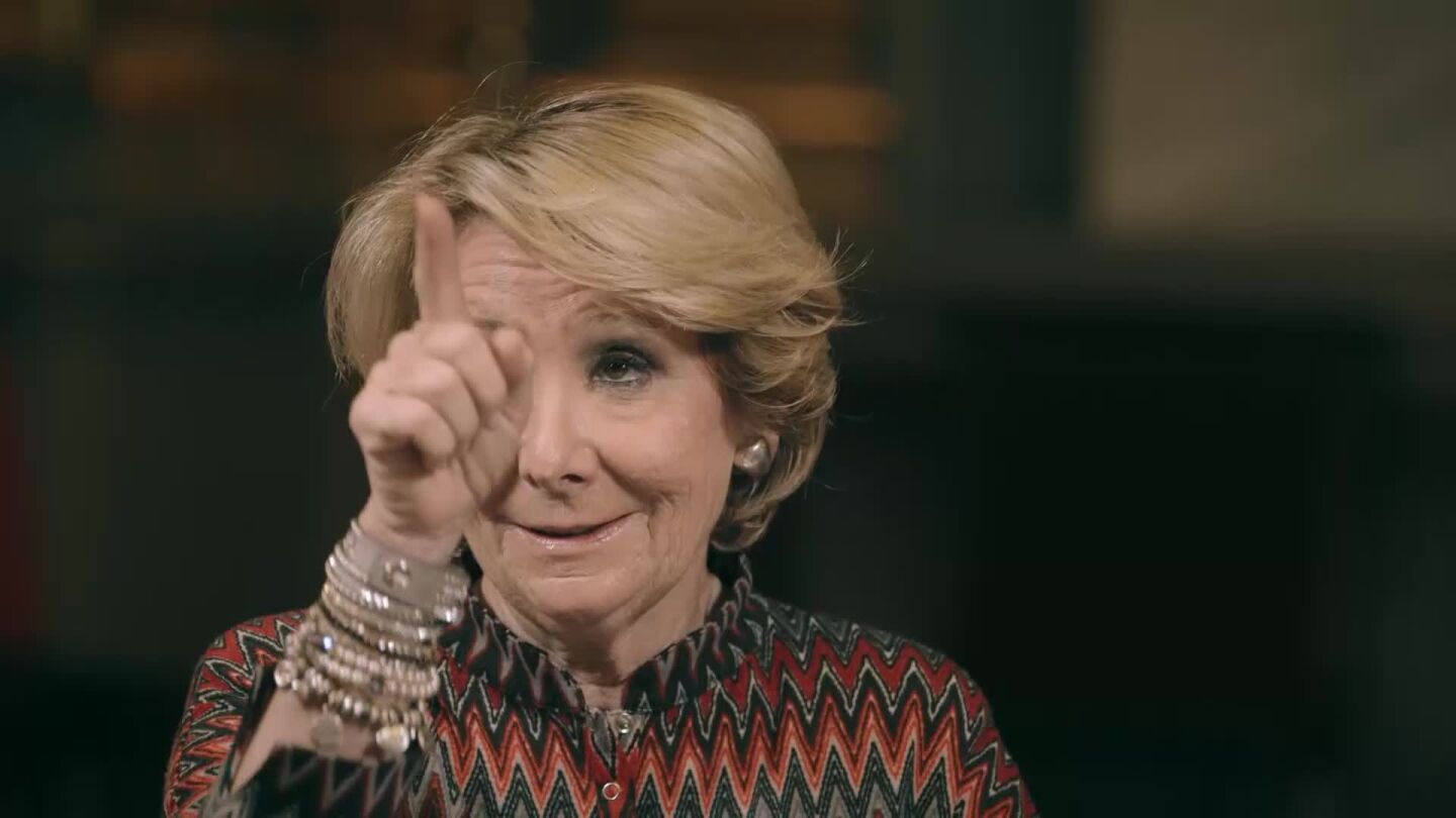 Esperanza Aguirre, en el Consejo de Exministros de Salvados
