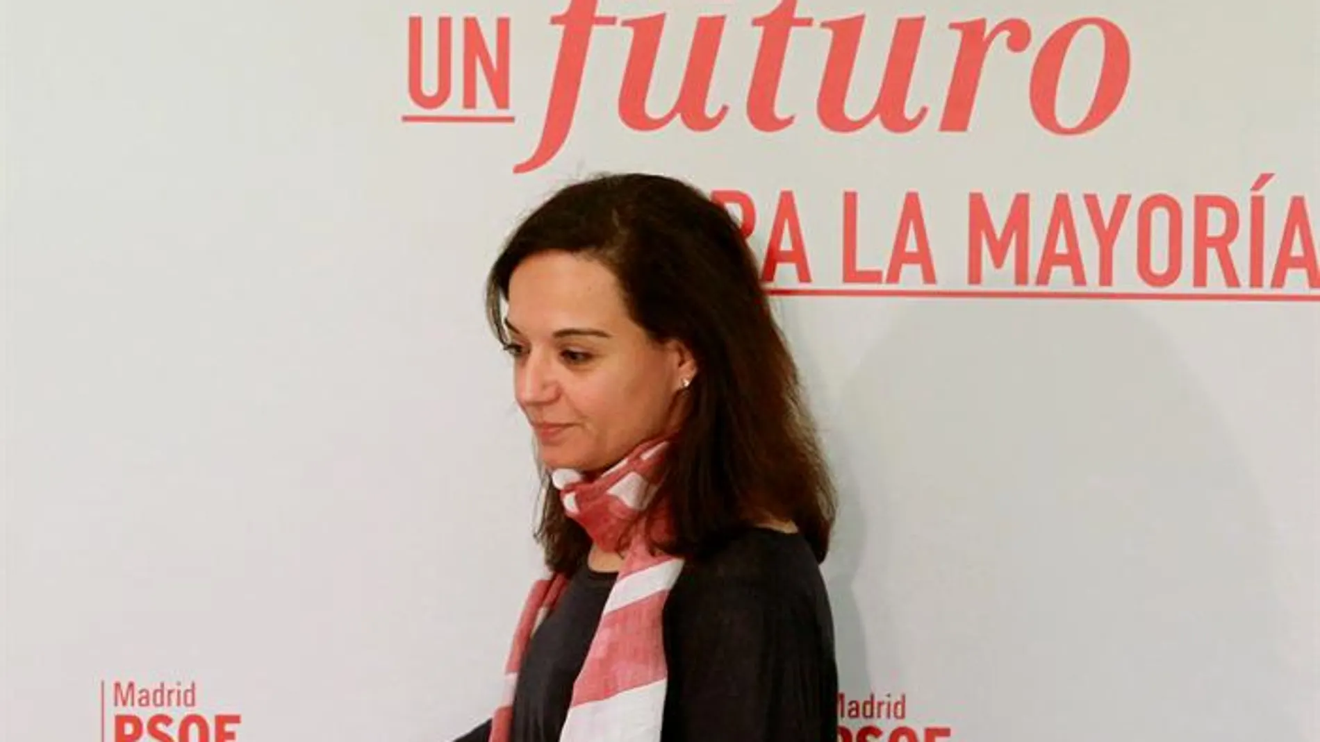 La secretaria general de PSOE-M, Sara Hernández